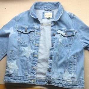 Ashley vintage charm jean jacket w stars